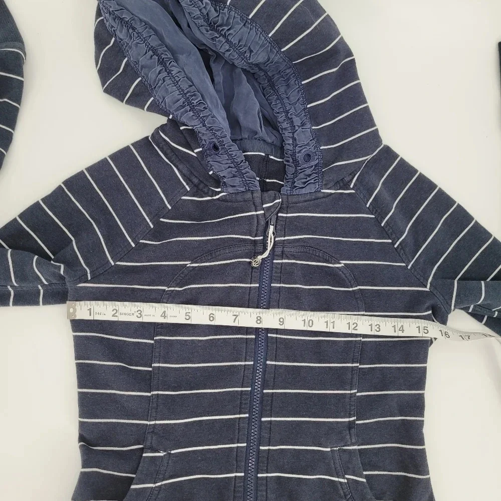 Lululemon movement jacket stripe size 4